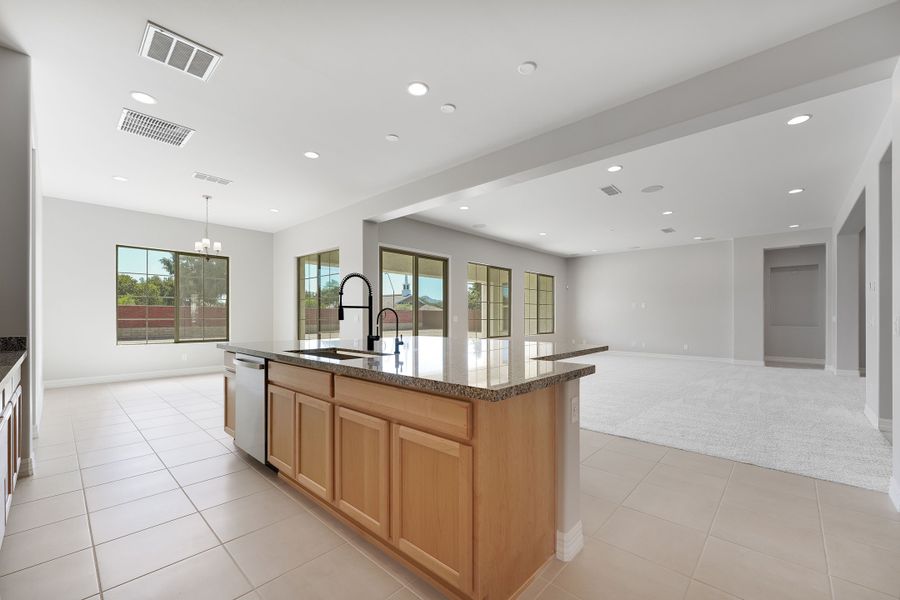 Furnished interior view inside a new home in Ellsworth Ranch Capstone Collection, Queen Creek (Image 7).