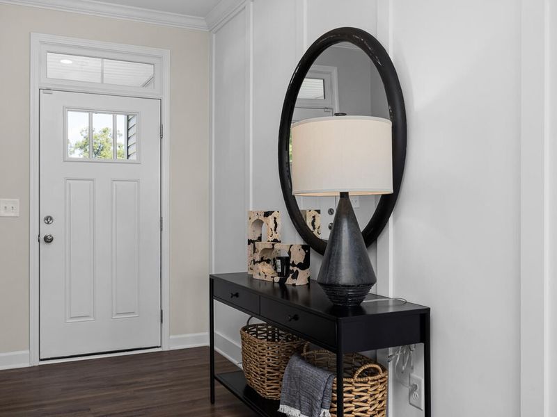 Furnished interior view inside a new home in Woodland Crossing, Zebulon (Image 21).