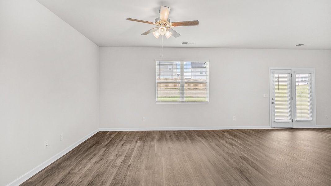 Spacious, unfurnished interior of a new home in The Abbey at Trolley Run Station, Aiken (Image 15). Spacious, unfurnished interior of a new home in The Abbey at Trolley Run Station, Aiken (Image 15).