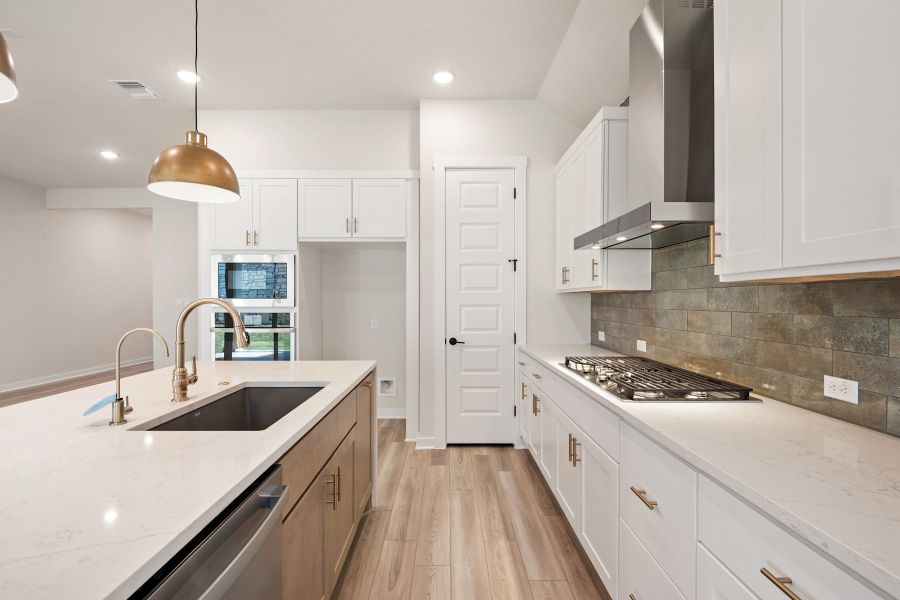 Furnished interior view inside a new home in Lariat, Liberty Hill (Image 5).