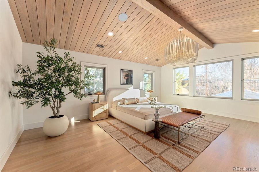 Furnished interior view inside a new home in , Denver (Image 37).