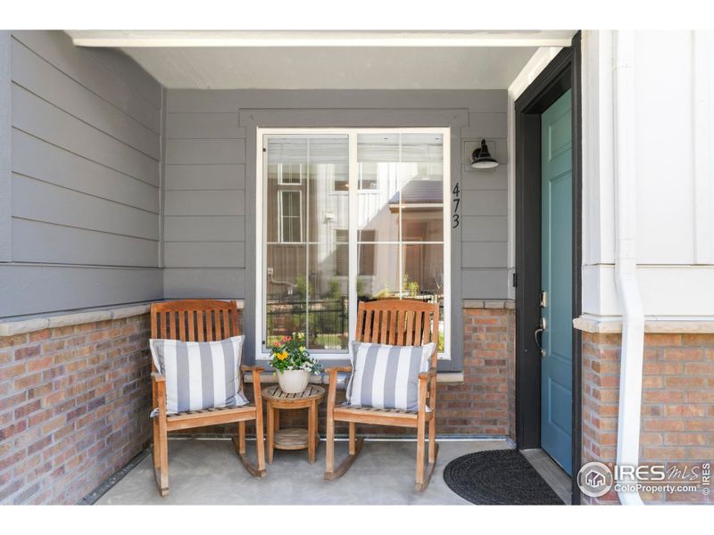 Exterior details and patio area of a home in , Castle Pines (Image 2). Exterior details and patio area of a home in , Castle Pines (Image 2).