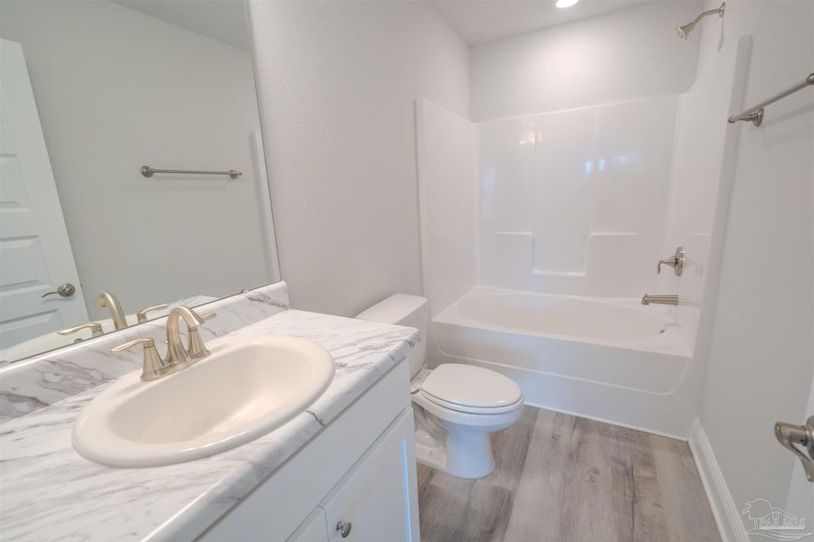 Furnished interior view inside a new home in Lexlee Estates, Pensacola (Image 7). Furnished interior view inside a new home in Lexlee Estates, Pensacola (Image 7).