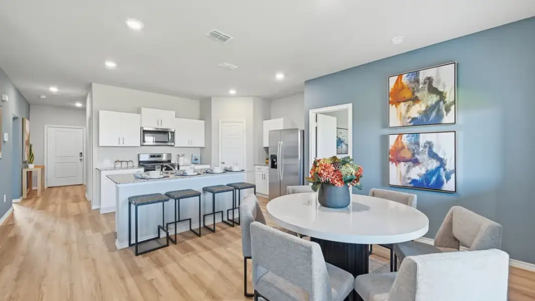 Furnished interior view inside a new home in Longhorn Estates, Fort Worth (Image 12).