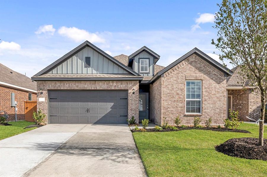 This exceptional, single-story home has everything you have been looking for! Enjoy a fully upgraded kitchen, luxurious master suite, spacious laundry room and sizable bedrooms with the Harris at Canterra Creek. Actual fits and finishes may vary from MLS photos.