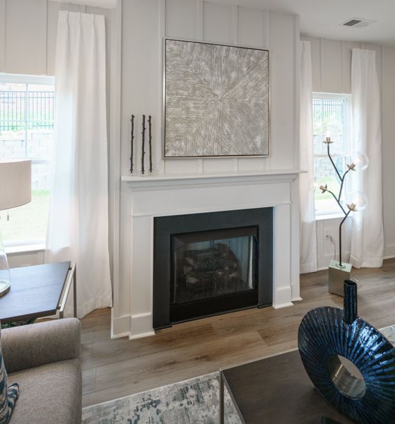 Representative furnished interior of a home built from the The Kensington A by Cothran Homes in Reidville Town Center, Reidville (Image 35).