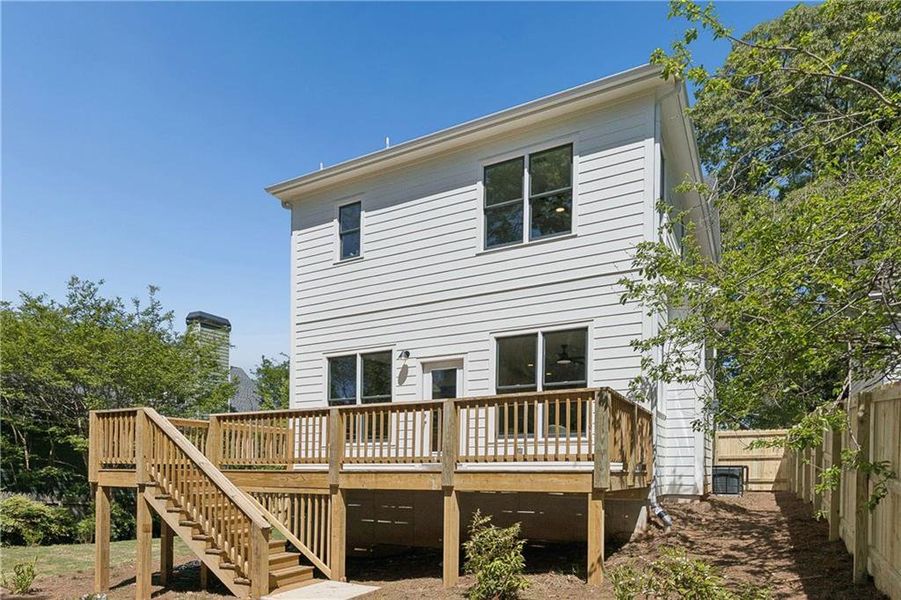 Exterior details and patio area of a home in , Atlanta (Image 32). Exterior details and patio area of a home in , Atlanta (Image 32).