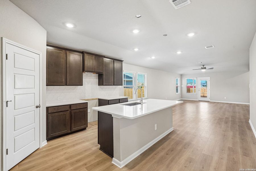 Furnished interior view inside a new home in Remington Ranch, San Antonio (Image 15).