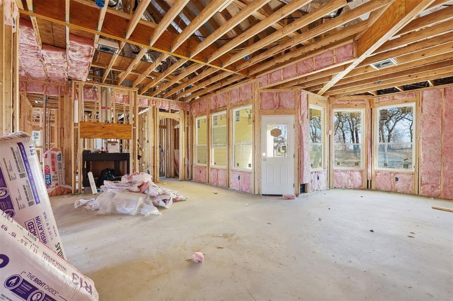 In-progress construction of a new home in , Cleburne, TX (Image 10).