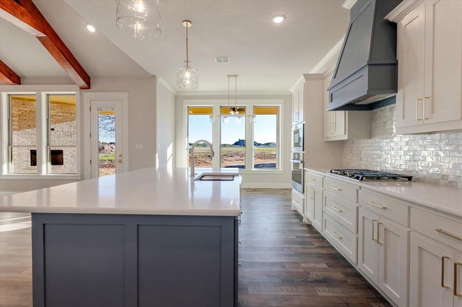 Furnished interior view inside a new home in , Poolville (Image 6). Furnished interior view inside a new home in , Poolville (Image 6).