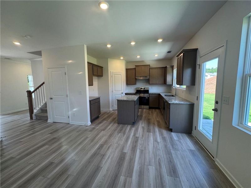 Furnished interior view inside a new home in The Reserve at Willow Oaks, Canton (Image 3). Furnished interior view inside a new home in The Reserve at Willow Oaks, Canton (Image 3).