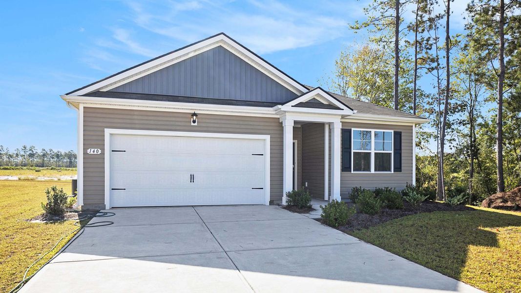 Front exterior of a new home in Summerville, Darlington, SC, highlighting curb appeal (Image 2). Front exterior of a new home in Summerville, Darlington, SC, highlighting curb appeal (Image 2).