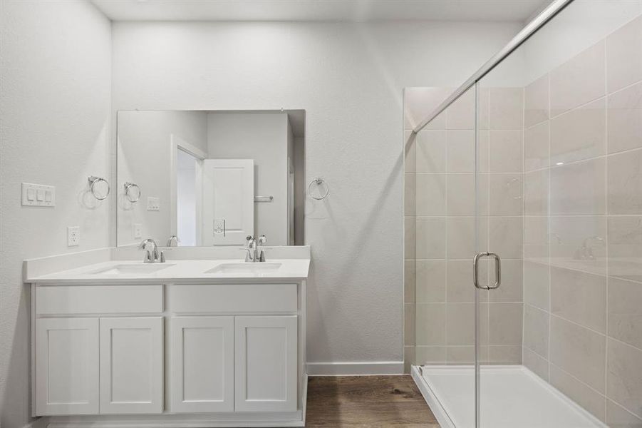 Furnished interior view inside a new home in Hickory Hill, Sherman (Image 8). Furnished interior view inside a new home in Hickory Hill, Sherman (Image 8).