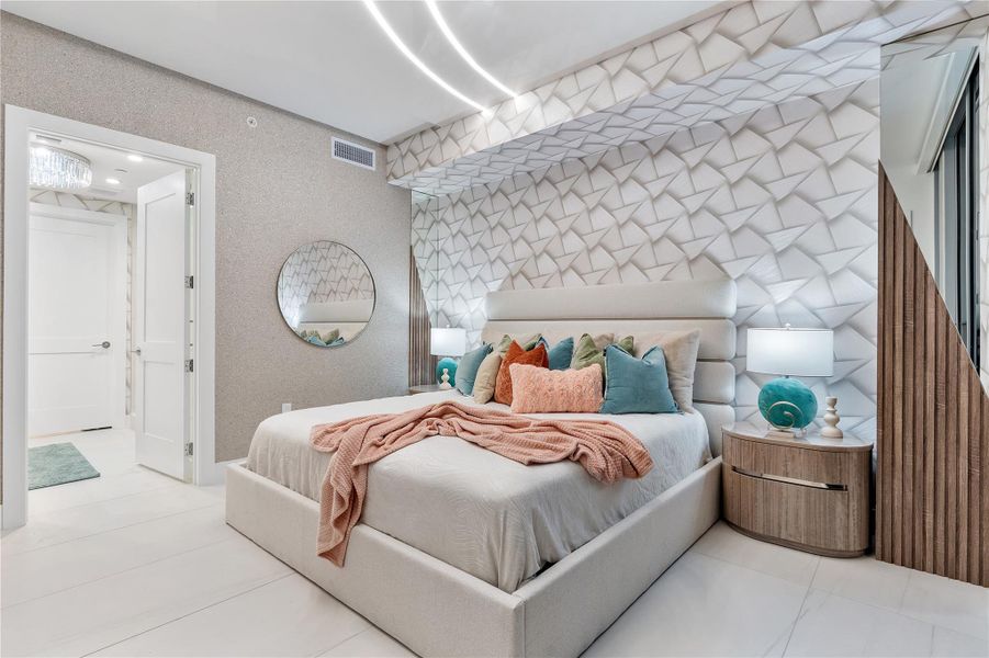 Furnished interior view inside a new home in , Fort Lauderdale (Image 11). Furnished interior view inside a new home in , Fort Lauderdale (Image 11).