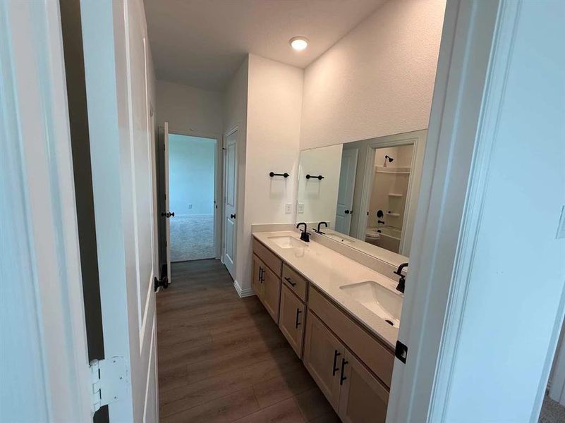Furnished interior view inside a new home in Gateway Parks, Forney (Image 6).
