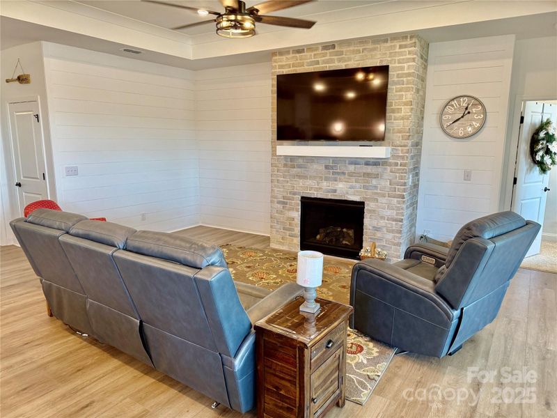 Great Room With Shiplap