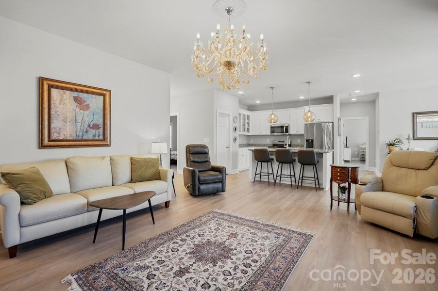 Furnished interior view inside a new home in , Locust (Image 11).