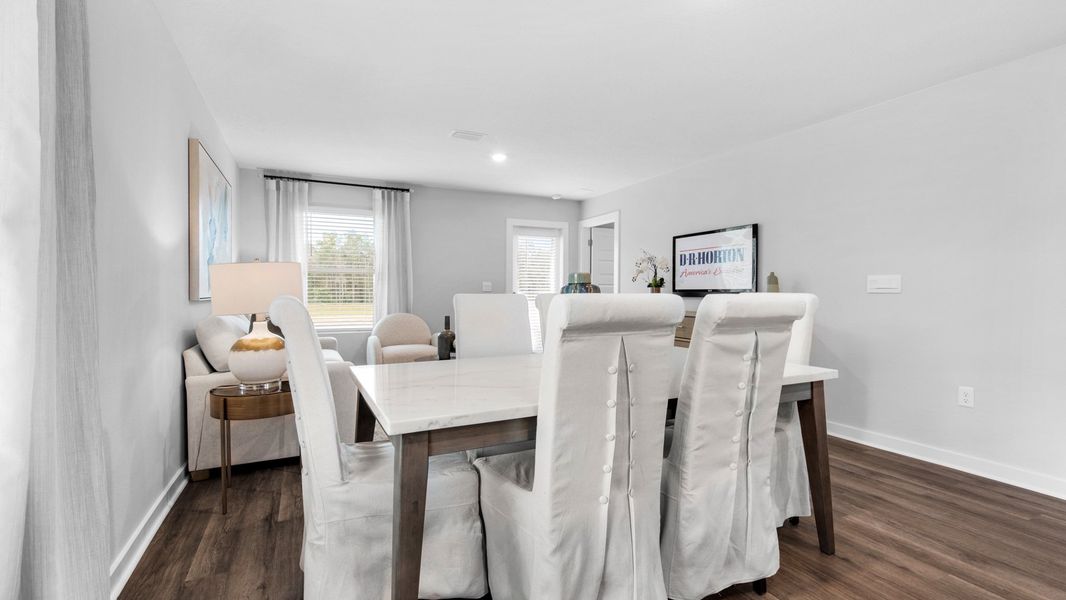 Representative furnished interior of a home built from the Delilah by D.R. Horton in Colonial East, Panama City Beach (Image 14).