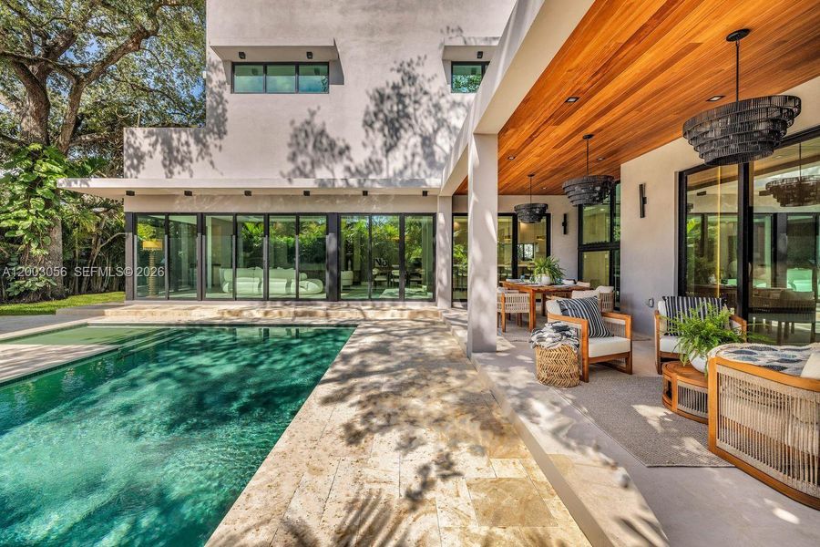 Exterior details and patio area of a home in , Biscayne Park (Image 39).