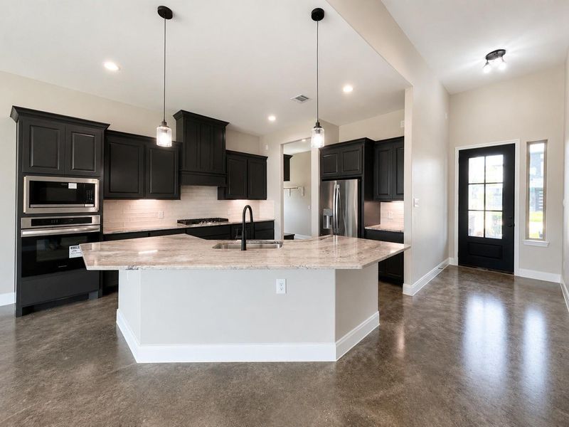 Furnished interior view inside a new home in , Willis (Image 6).