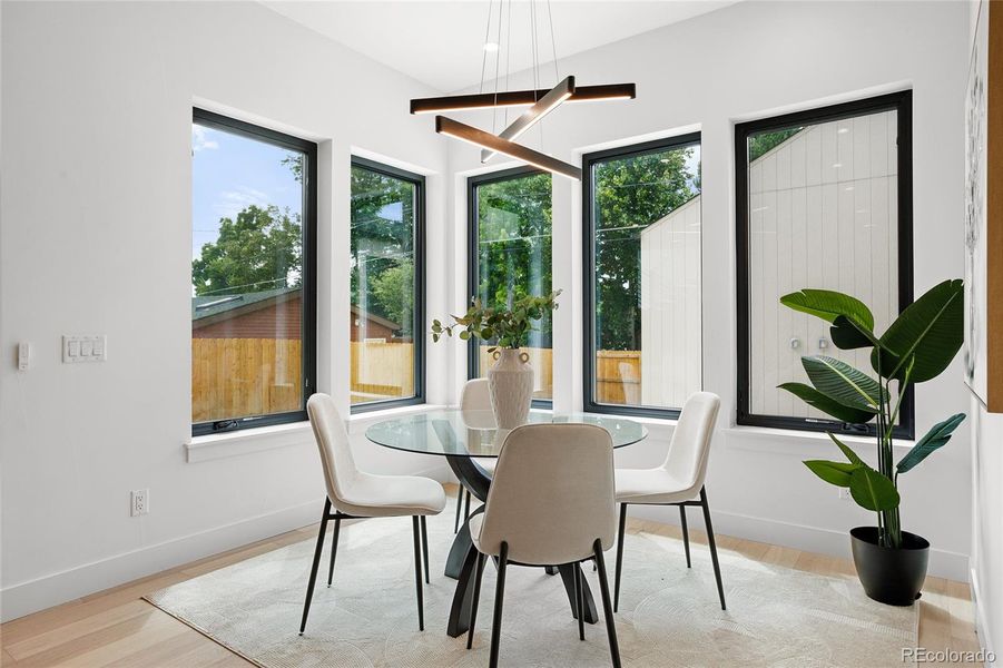 Furnished interior view inside a new home in , Denver (Image 12).
