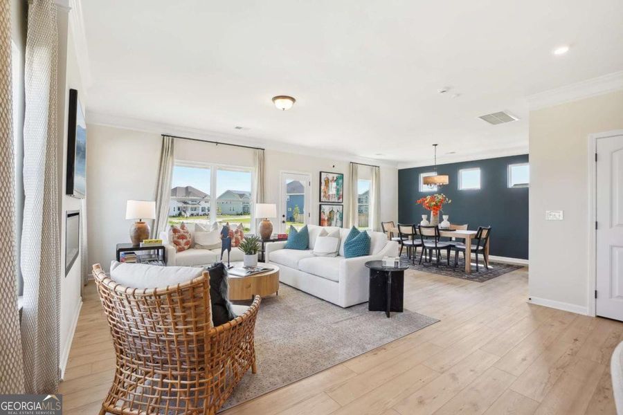 Furnished interior view inside a new home in Trellis Park, Hampton (Image 4).
