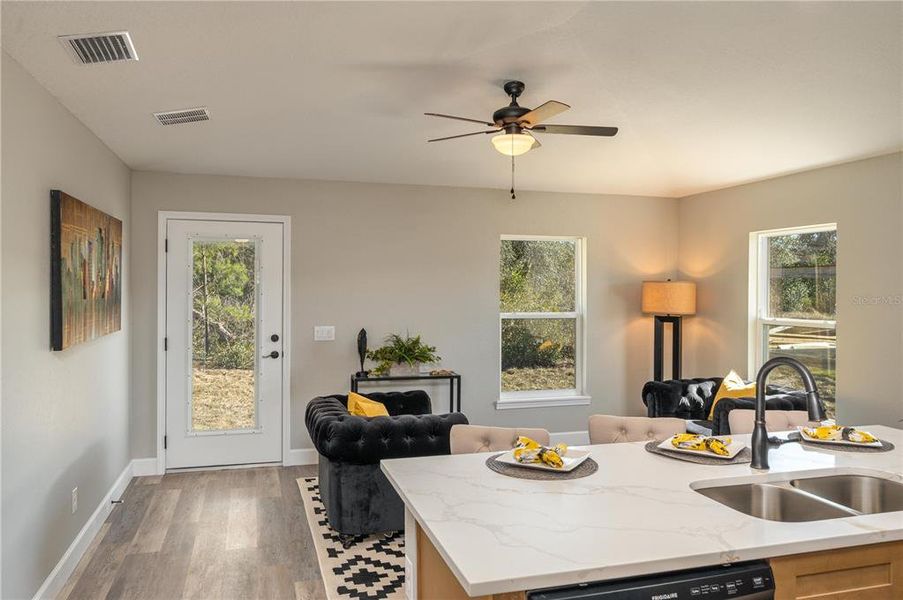 Furnished interior view inside a new home in , Avon Park (Image 6).