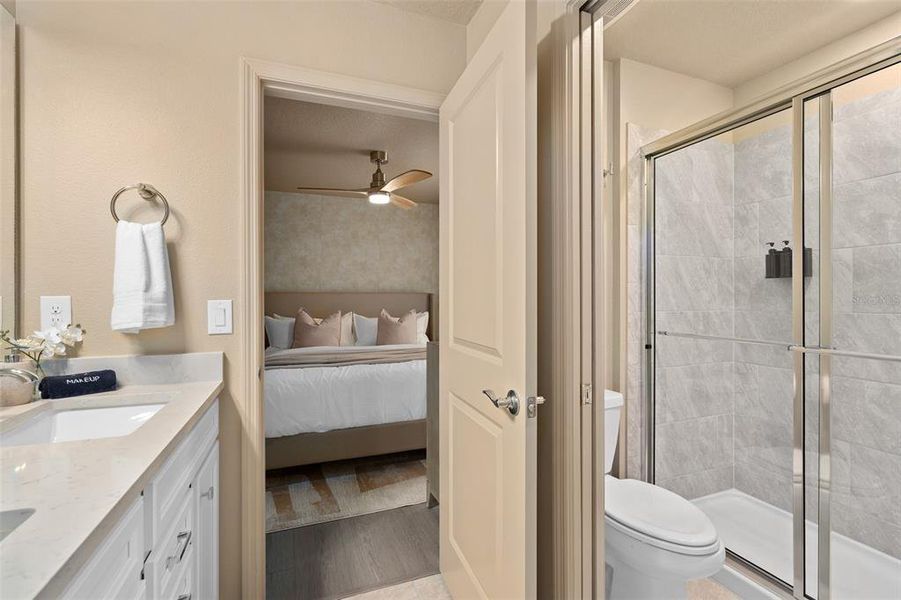 Furnished interior view inside a new home in Windsor Cay Resort, Clermont (Image 16).