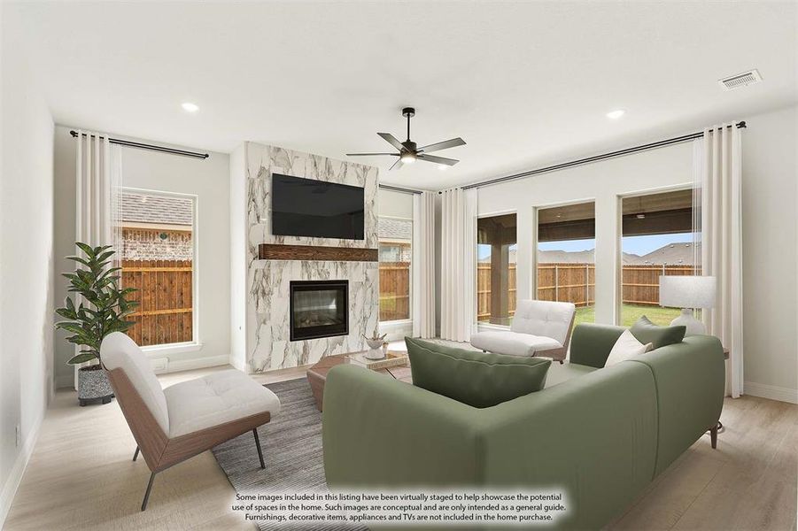 Furnished interior view inside a new home in Addison Hills, Cedar Hill (Image 11).