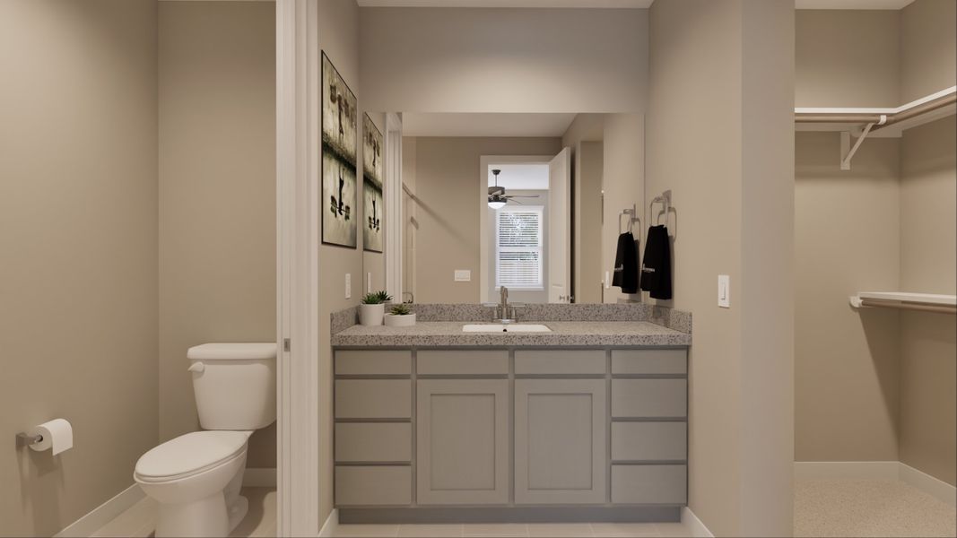 Representative furnished interior of a home built from the Lakeway by Tricoast Homes in La Segarra 40', Brookshire (Image 35).