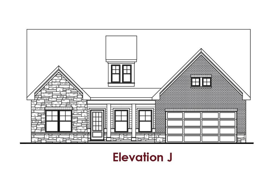 Representative rendering of the exterior for the Noah                                                                Primary Suite on Main by Chafin Communities (Image 3).