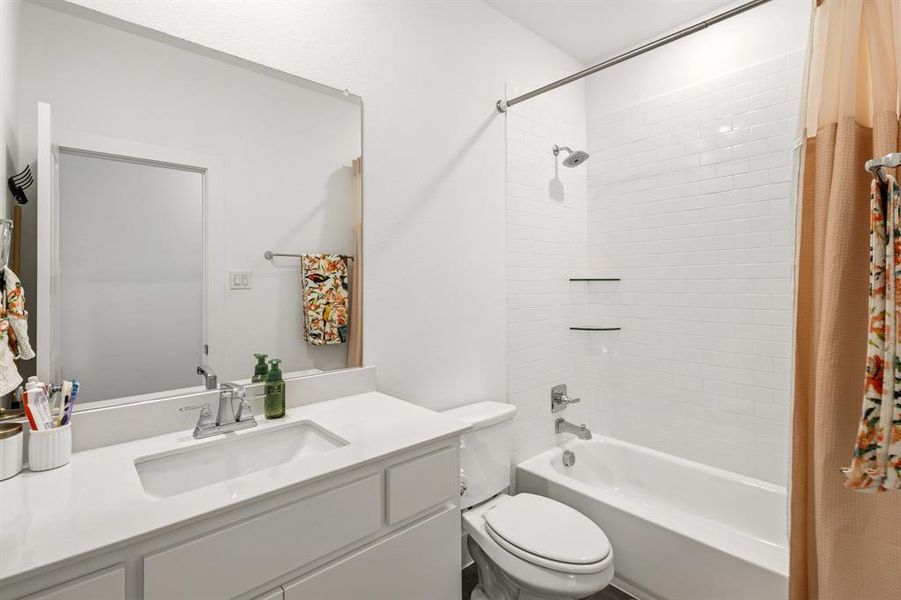 Furnished interior view inside a new home in The Reserve at Watters, Allen (Image 18).