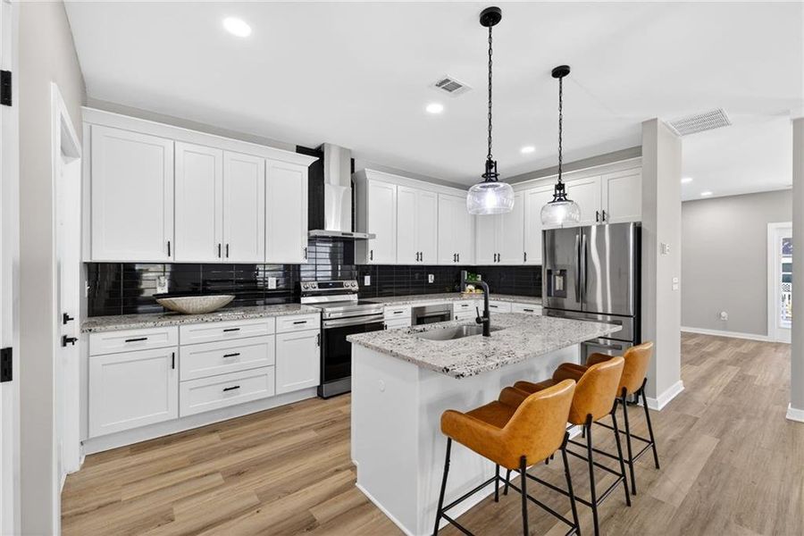 Furnished interior view inside a new home in , Hapeville (Image 28).
