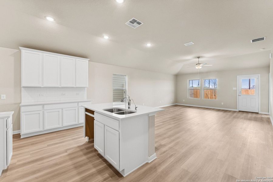 Furnished interior view inside a new home in Agave, San Antonio (Image 8).