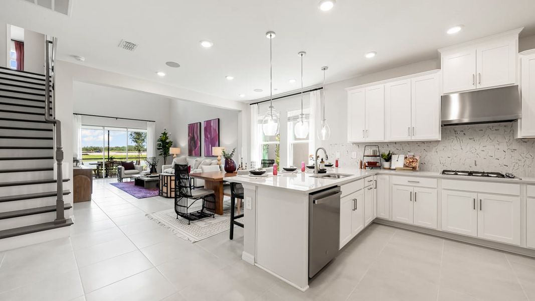 Furnished interior view inside a new home in Firethorn, Parrish (Image 11). Furnished interior view inside a new home in Firethorn, Parrish (Image 11).