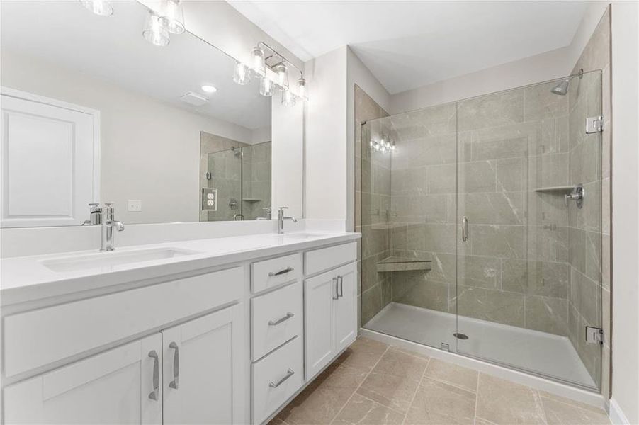 Furnished interior view inside a new home in Cherokee Township, Acworth (Image 9).