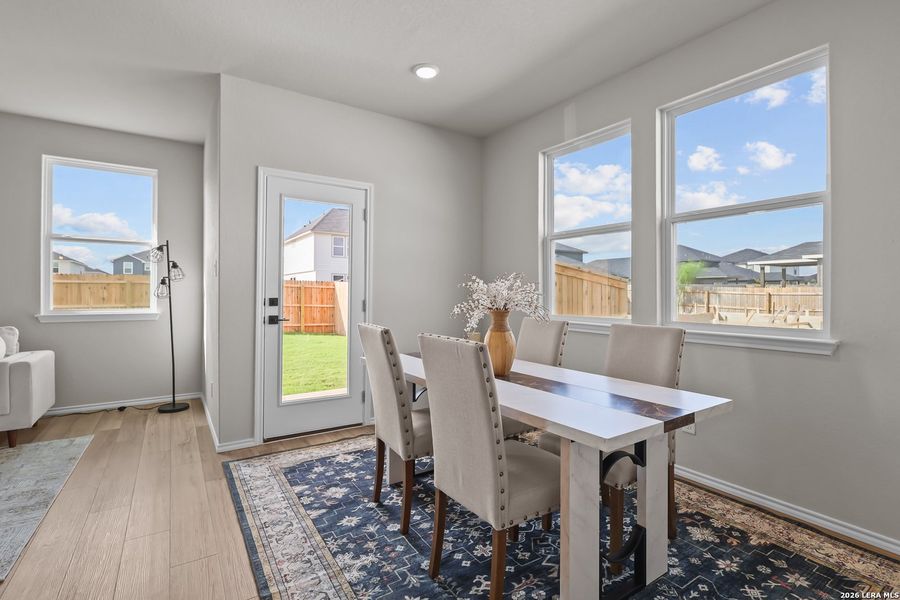Furnished interior view inside a new home in Hannah Heights, Seguin (Image 14).