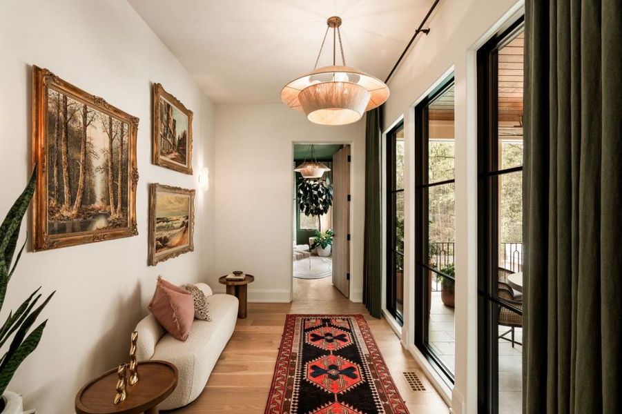 Furnished interior view inside a new home in , Sandy Springs (Image 56).