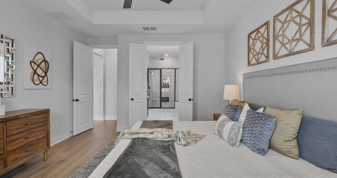 Representative furnished interior of a home built from the Mia by Chesmar Homes in Sunfield, Buda (Image 9). Representative furnished interior of a home built from the Mia by Chesmar Homes in Sunfield, Buda (Image 9).