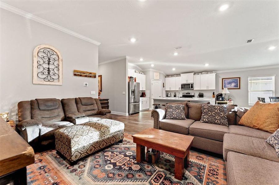 Furnished interior view inside a new home in Sawmill Branch, Palm Coast (Image 28).
