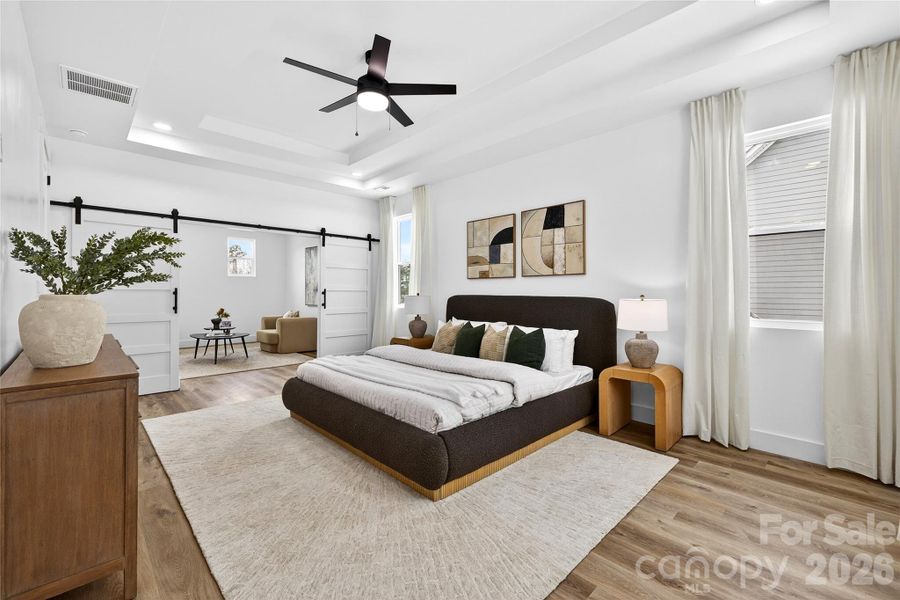 Furnished interior view inside a new home in , Hickory (Image 15).