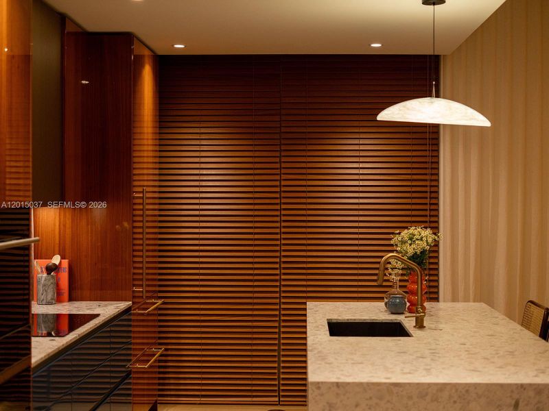 Close-up of interior finishes inside a home in , Miami (Image 22).