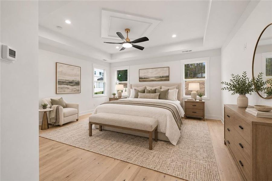 Furnished interior view inside a new home in , Winder (Image 16).