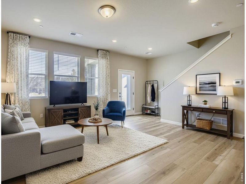 Furnished interior view inside a new home in , Fort Collins (Image 10).