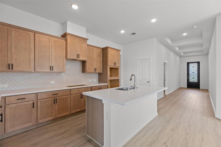 Furnished interior view inside a new home in Oakwood Estates, Waller (Image 6).