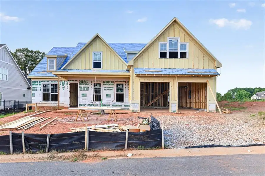In-progress construction of a new home in , Statham, GA (Image 10).