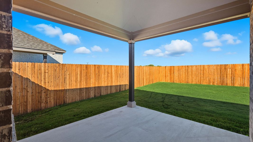 Exterior details and patio area of a home in Churchill, Anna (Image 4). Exterior details and patio area of a home in Churchill, Anna (Image 4).