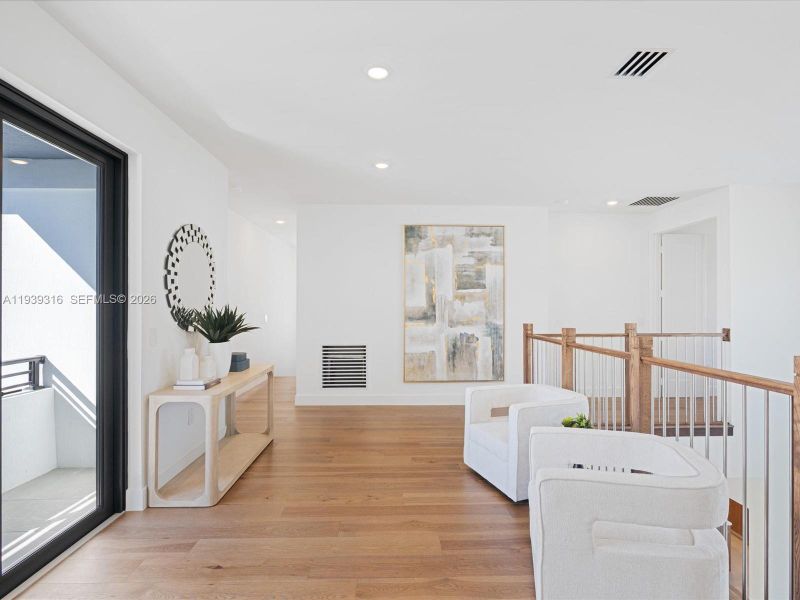 Furnished interior view inside a new home in , Miami (Image 47).
