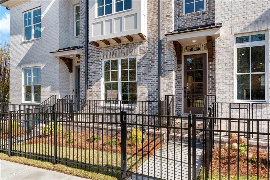 Exterior details and patio area of a home in , Johns Creek (Image 26).