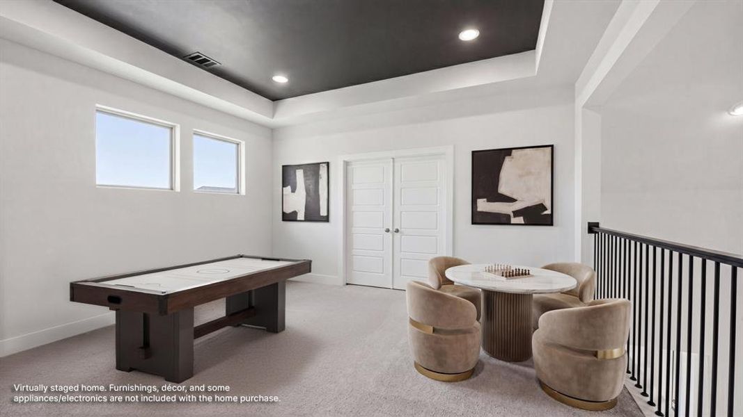 Furnished interior view inside a new home in The Parks at Wilson Creek, Celina (Image 13).